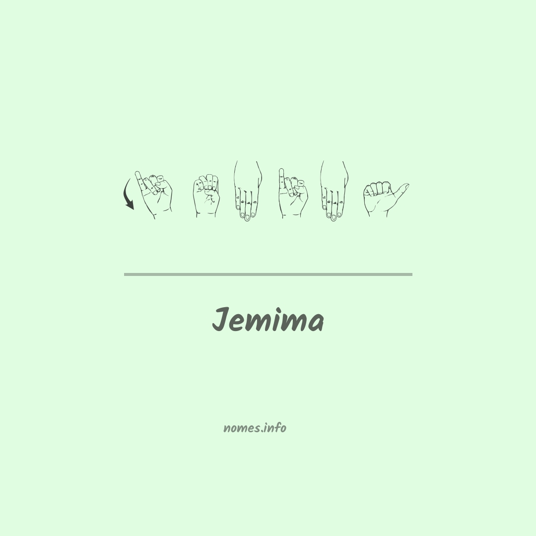 Jemima em Libras