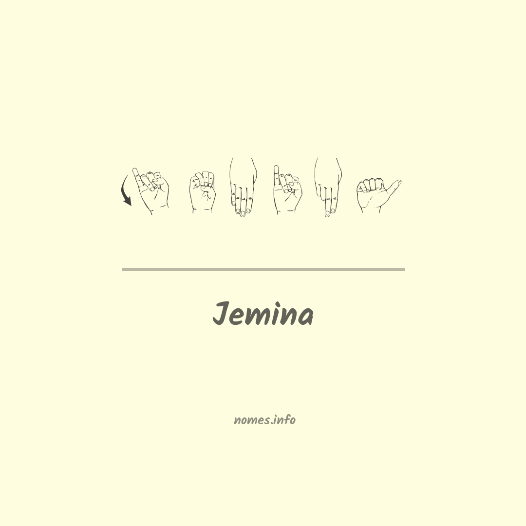 Jemina em Libras