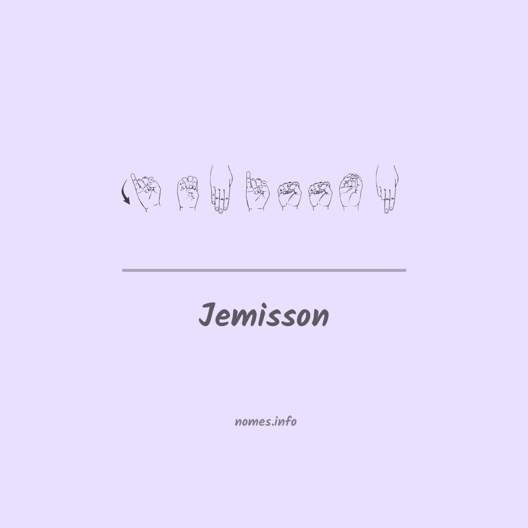 Jemisson em Libras