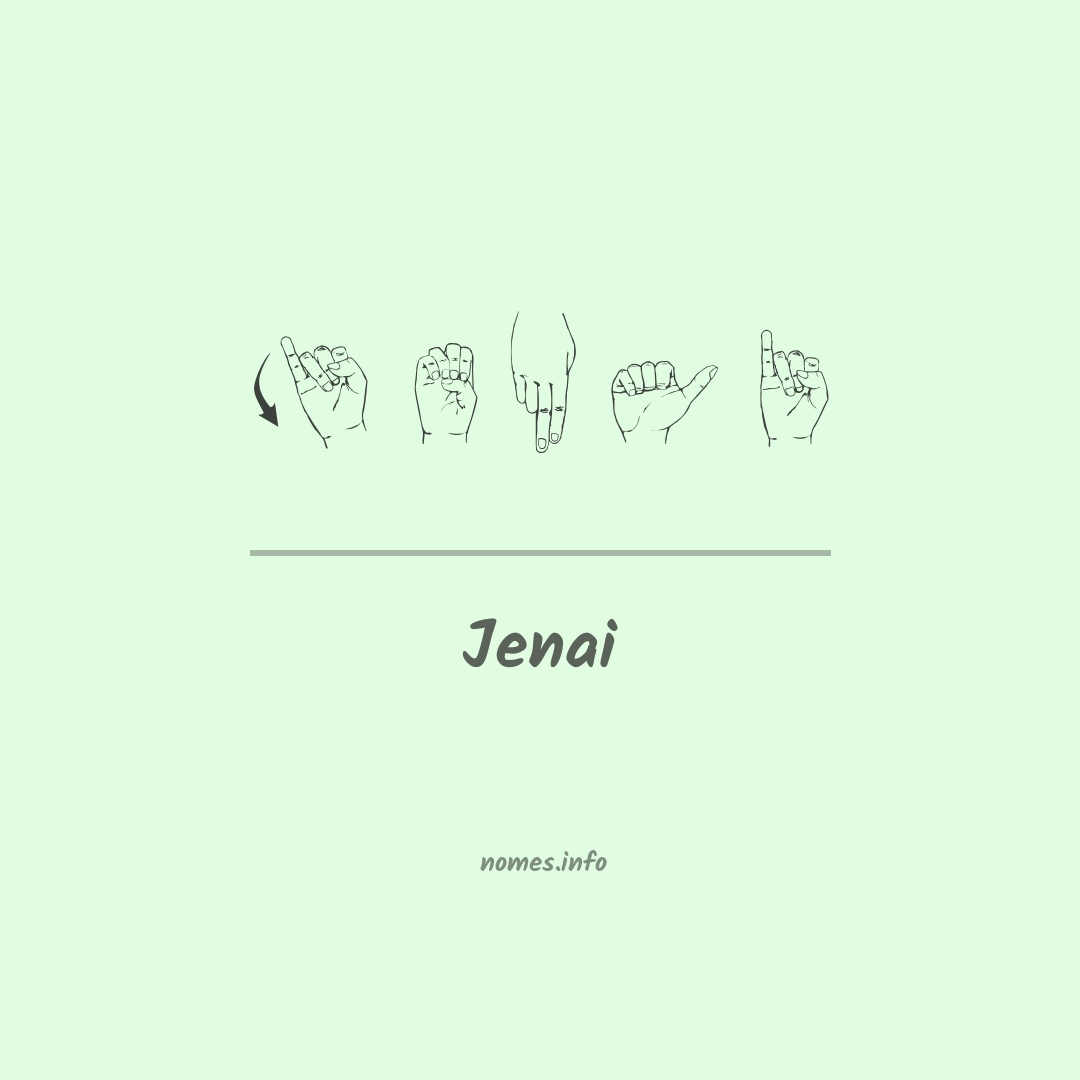 Jenai em Libras