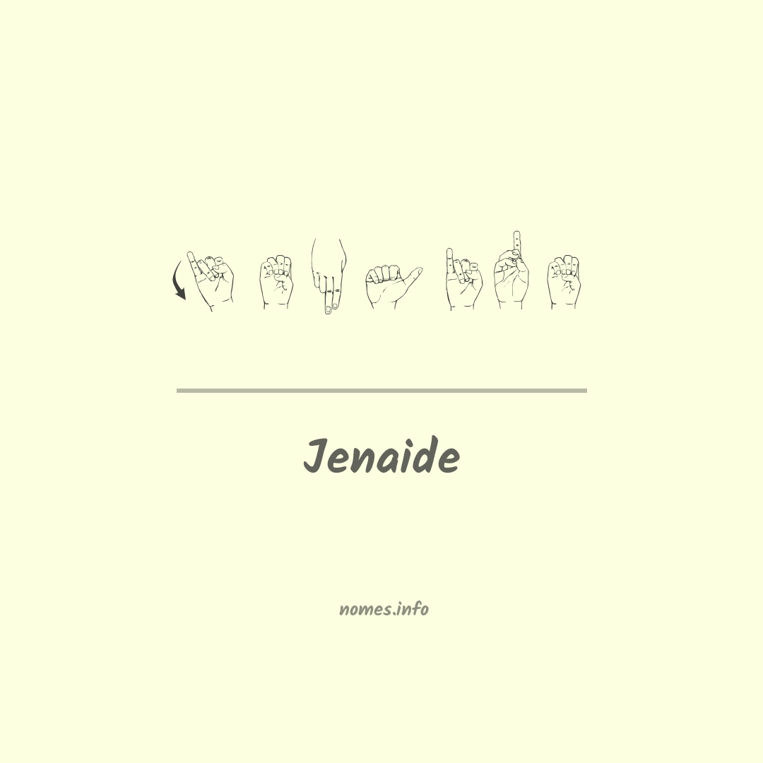 Jenaide em Libras