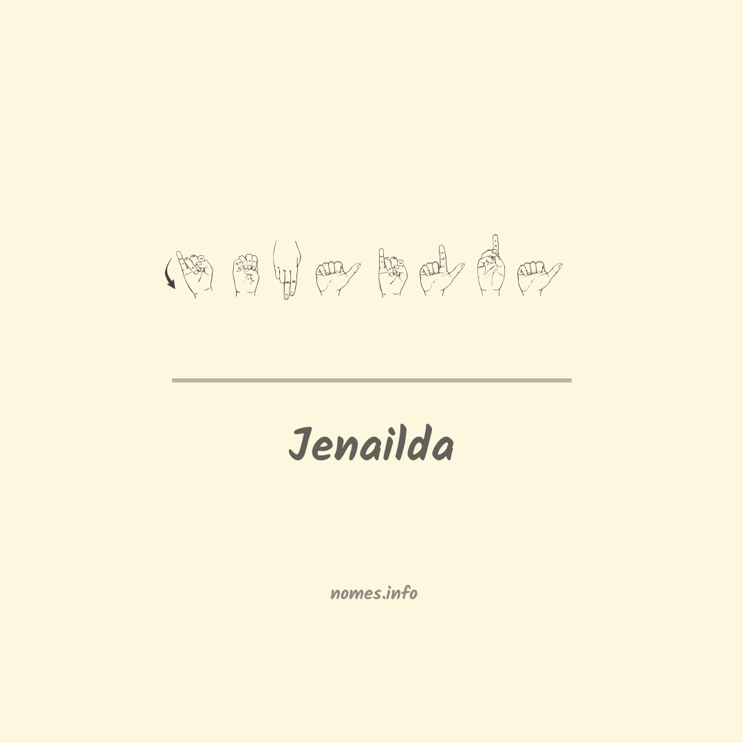 Jenailda em Libras