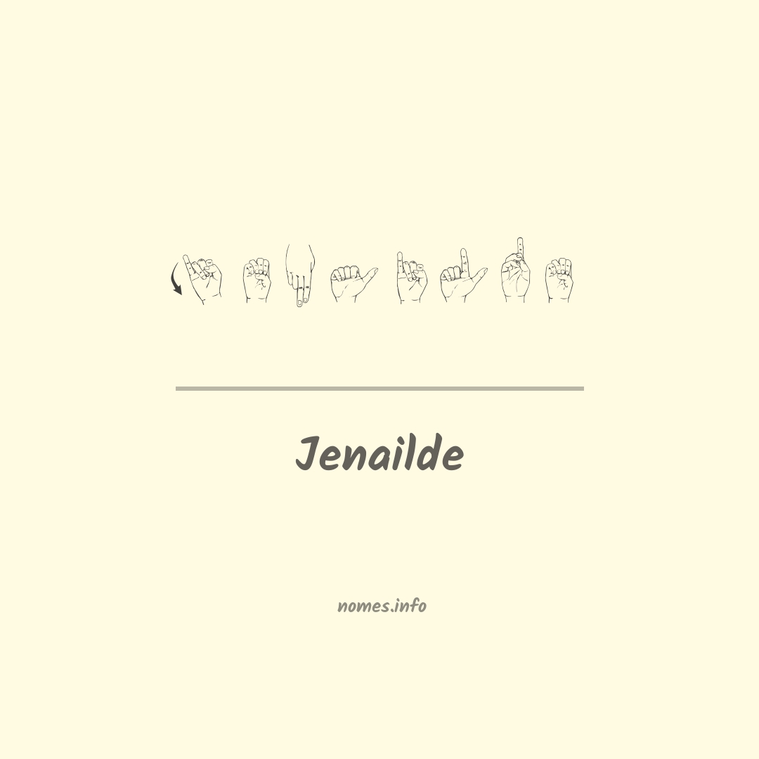 Jenailde em Libras