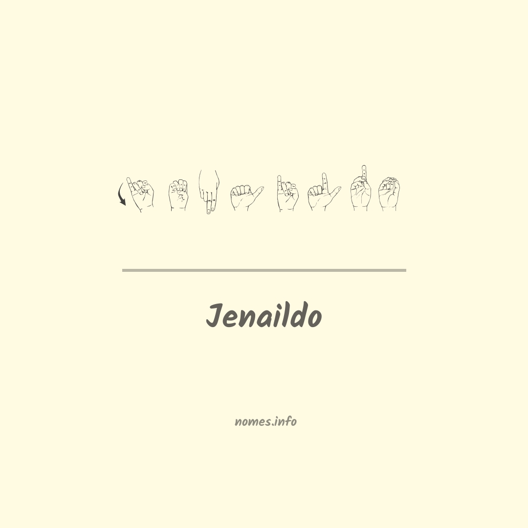 Jenaildo em Libras
