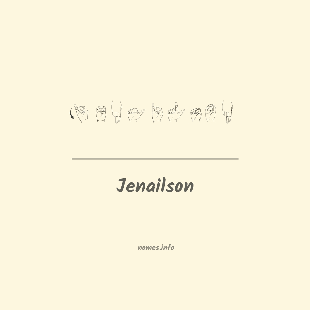 Jenailson em Libras