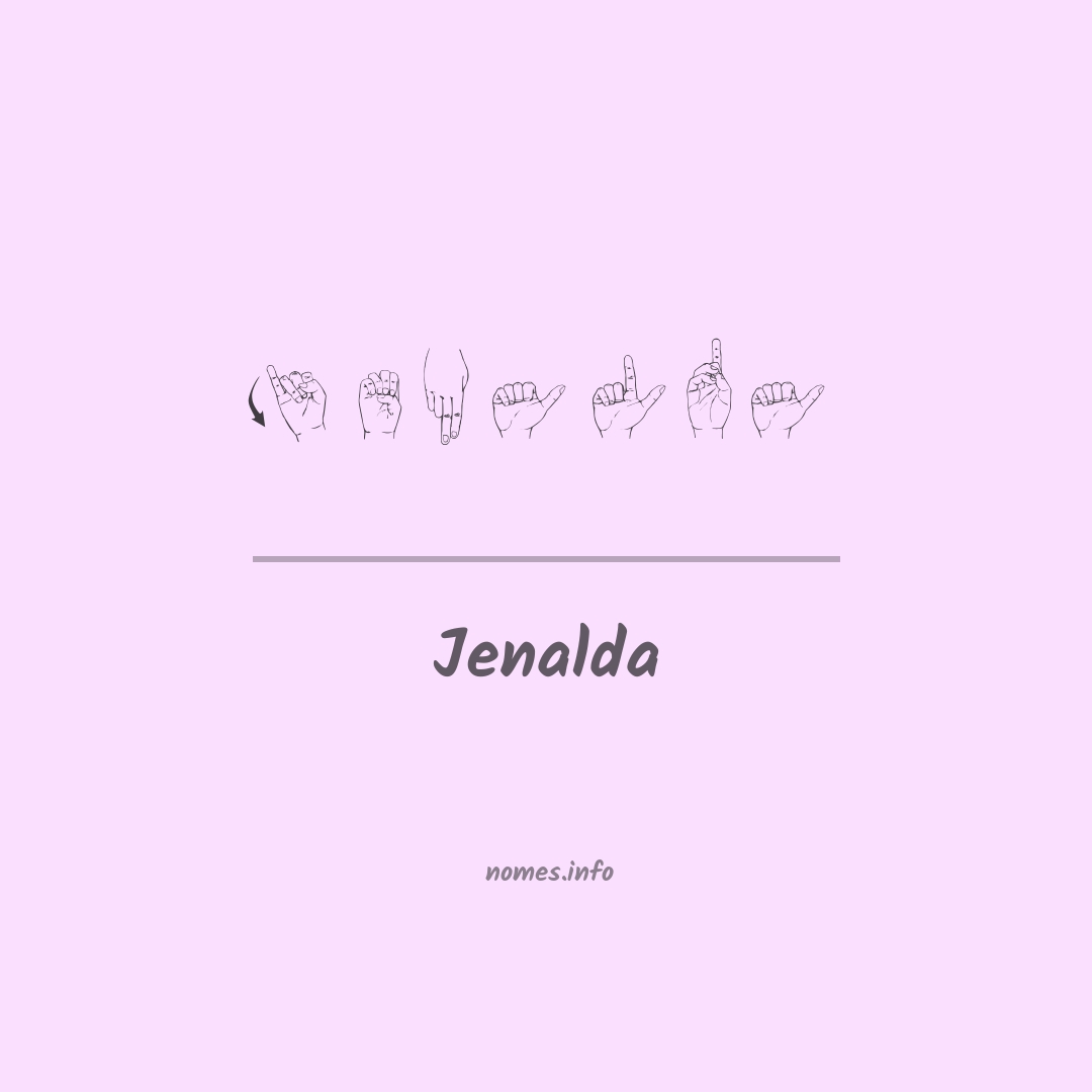 Jenalda em Libras
