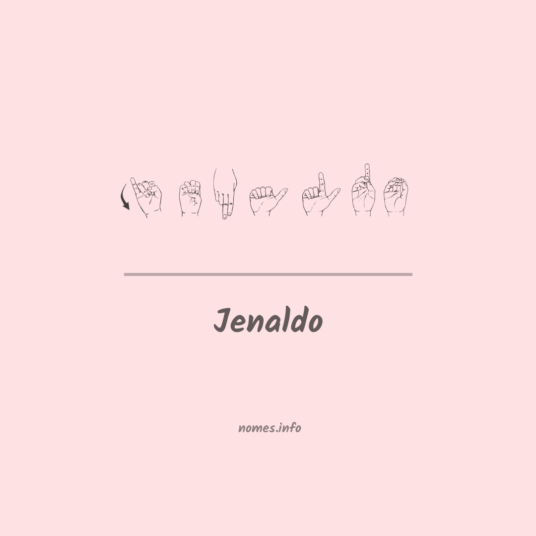 Jenaldo em Libras