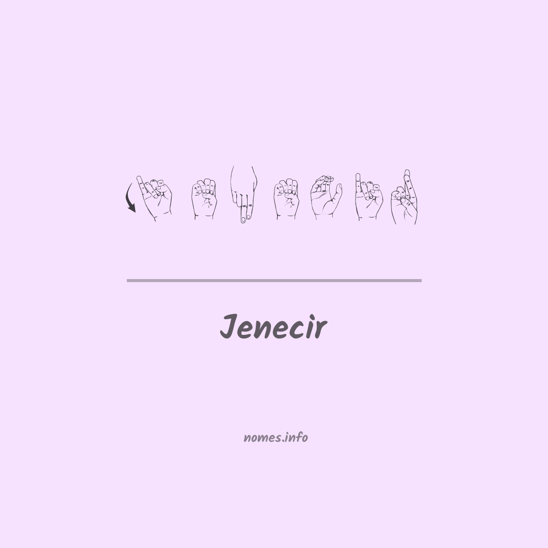 Jenecir em Libras