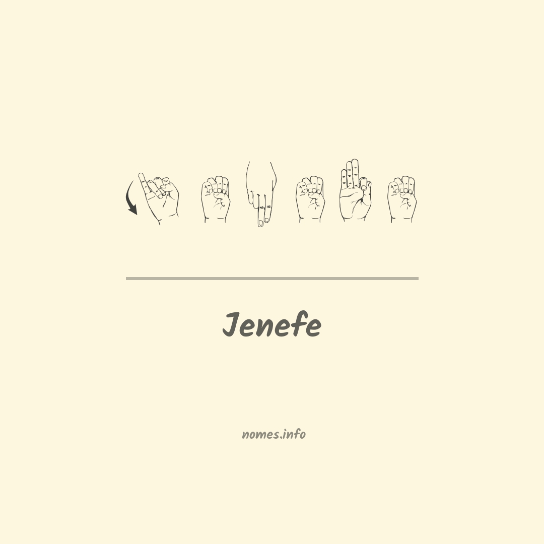 Jenefe em Libras