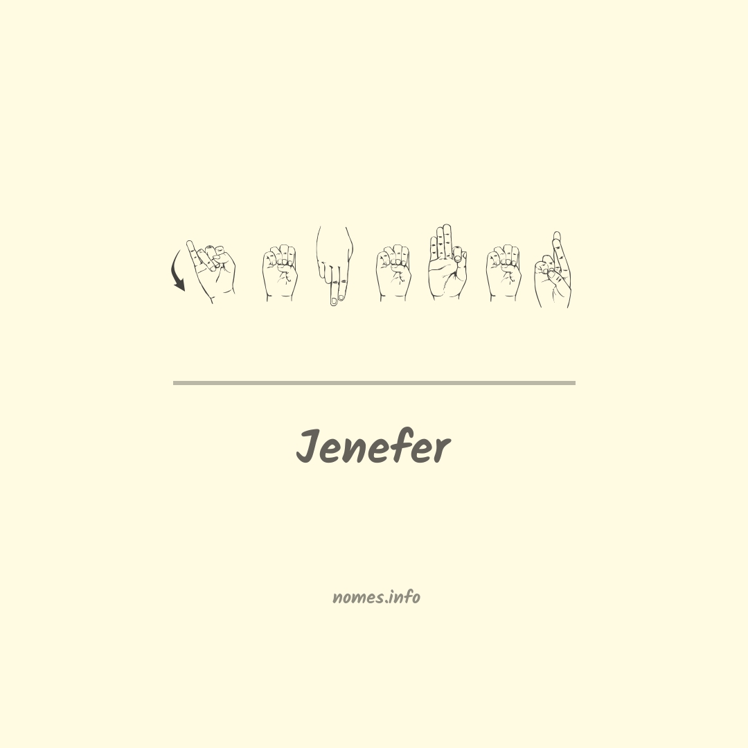 Jenefer em Libras