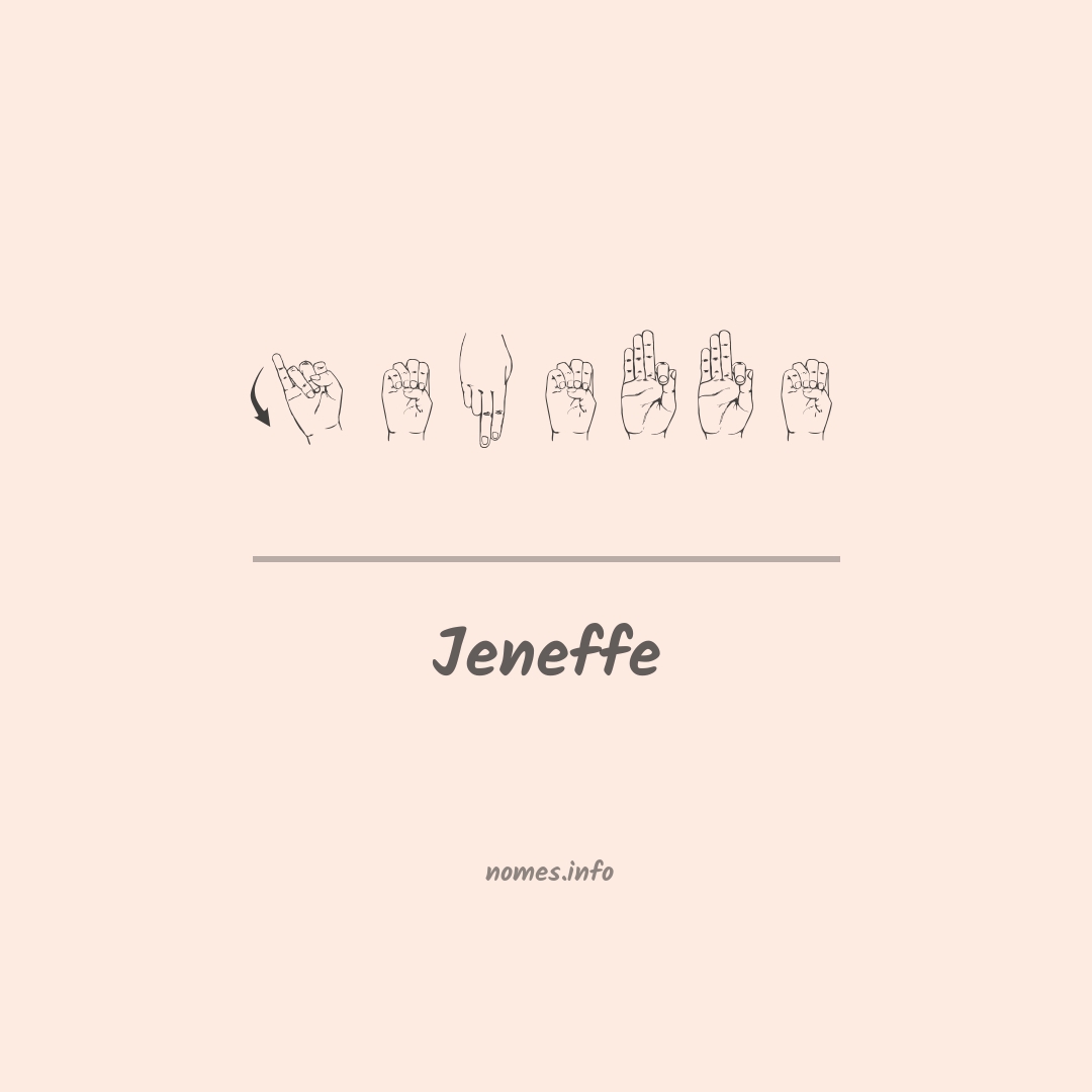 Jeneffe em Libras