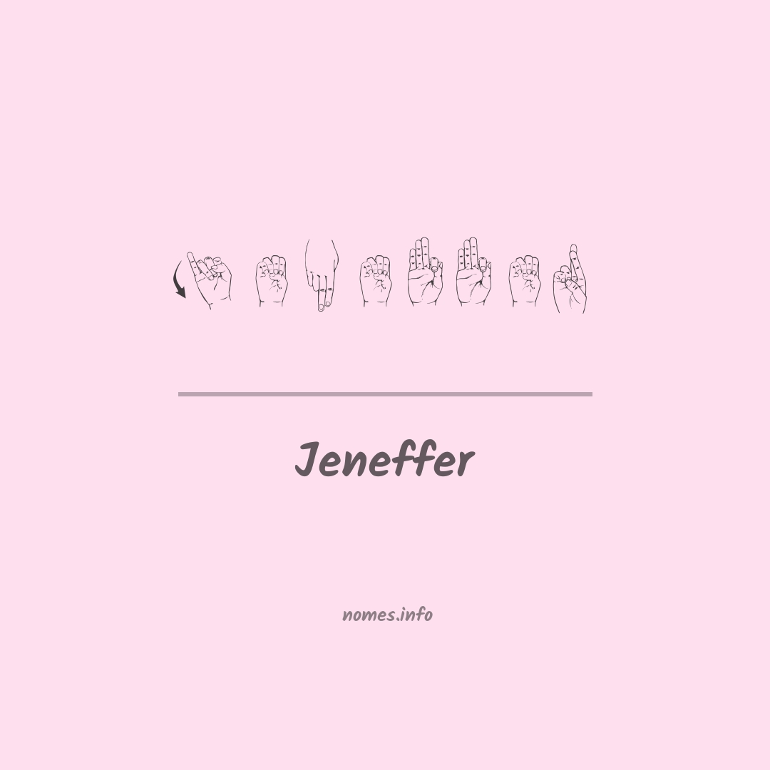 Jeneffer em Libras