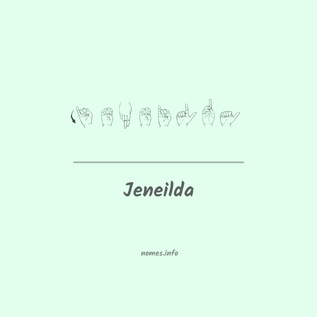 Jeneilda em Libras
