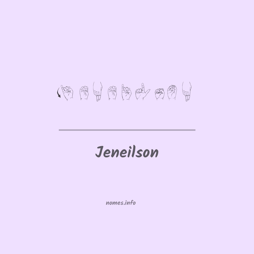 Jeneilson em Libras