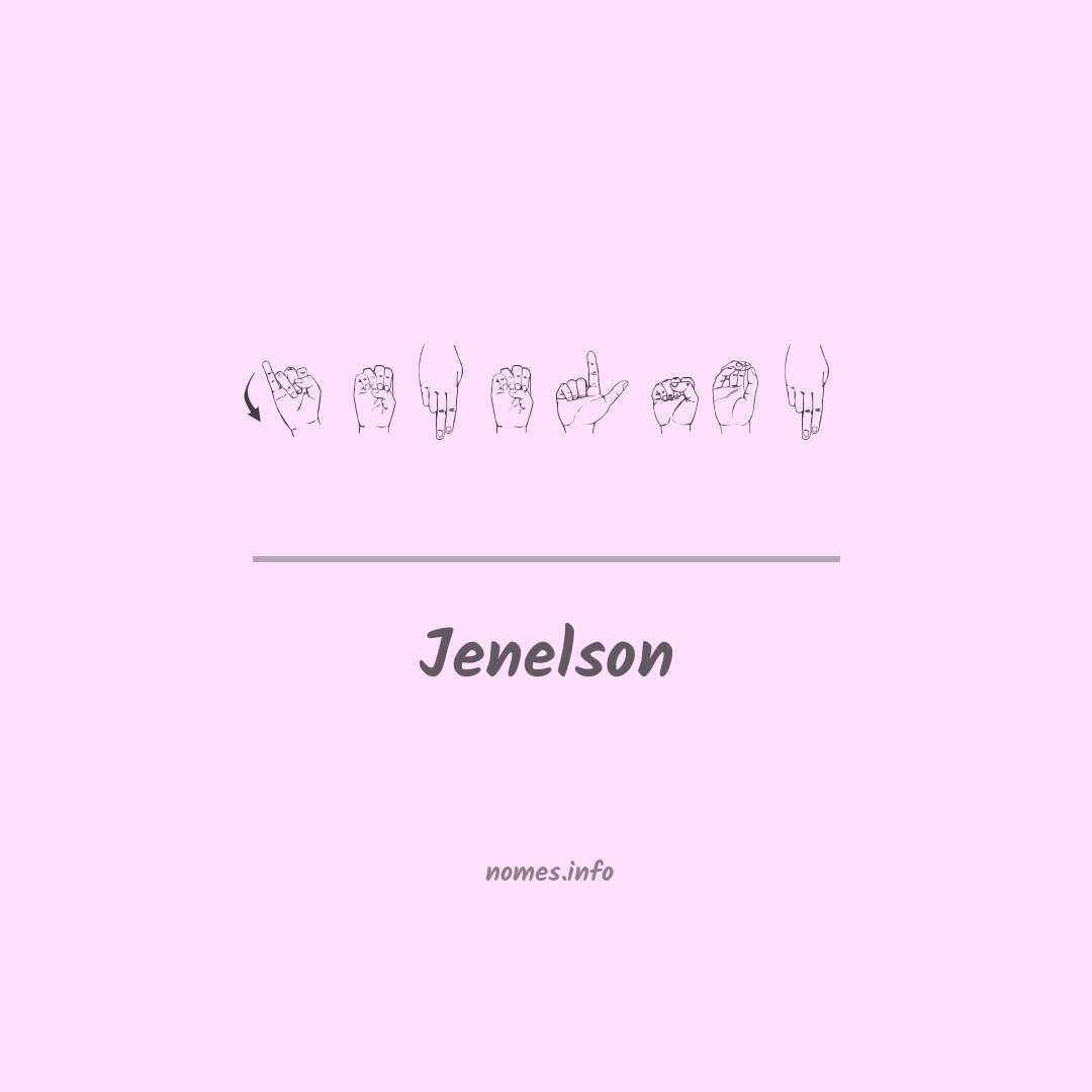 Jenelson em Libras