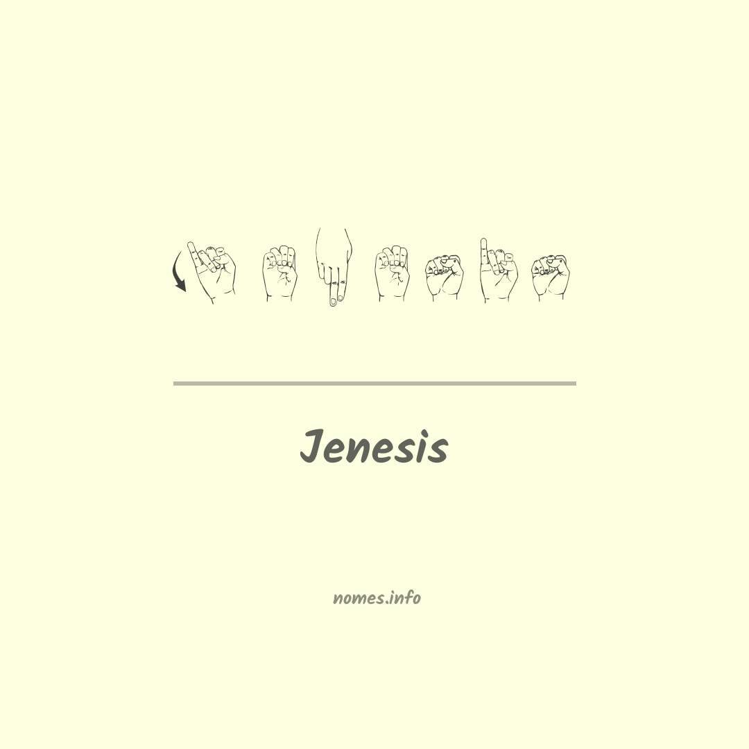 Jenesis em Libras Jenesis em Libras