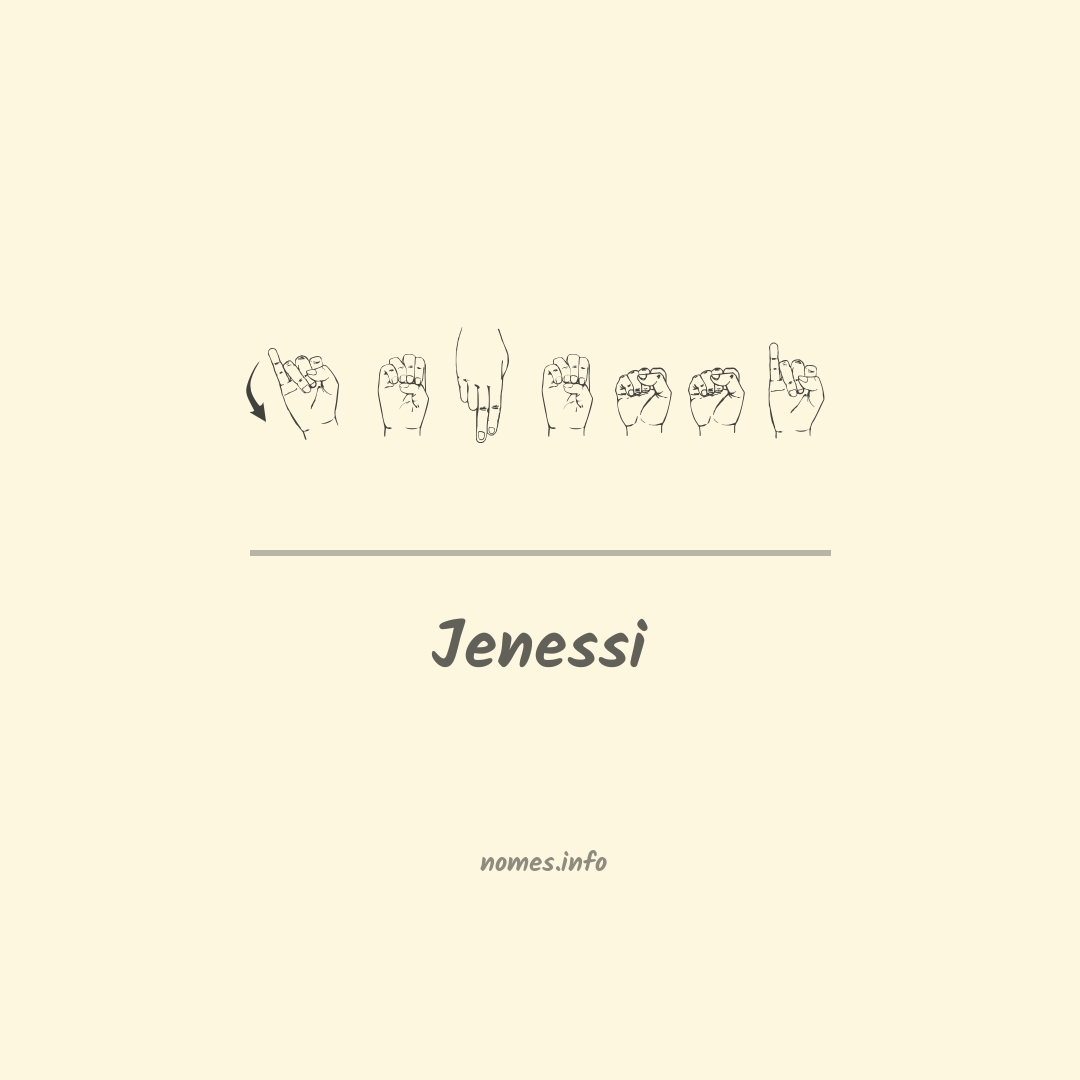 Jenessi em Libras