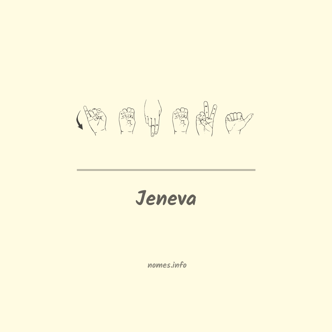 Jeneva em Libras