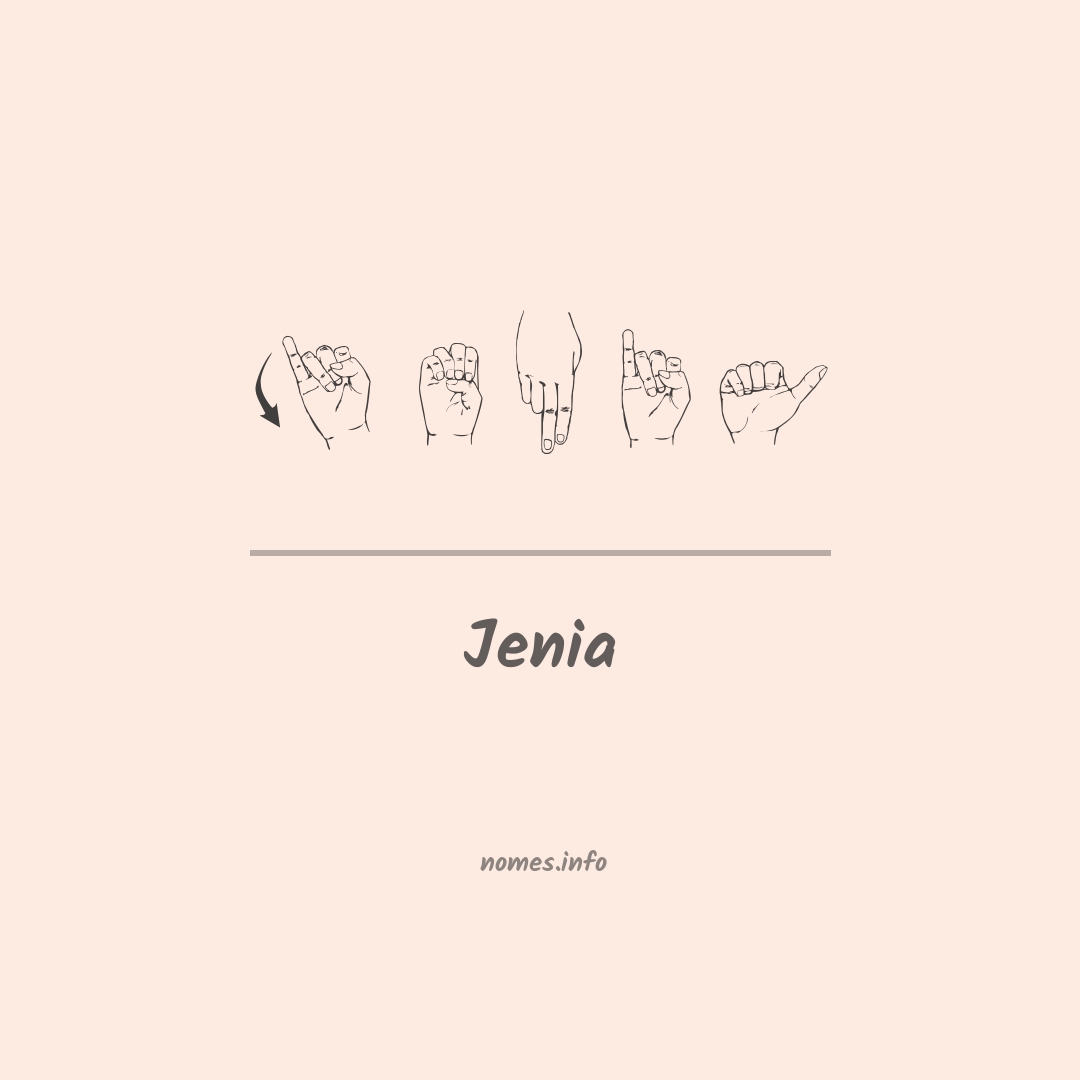 Jenia em Libras