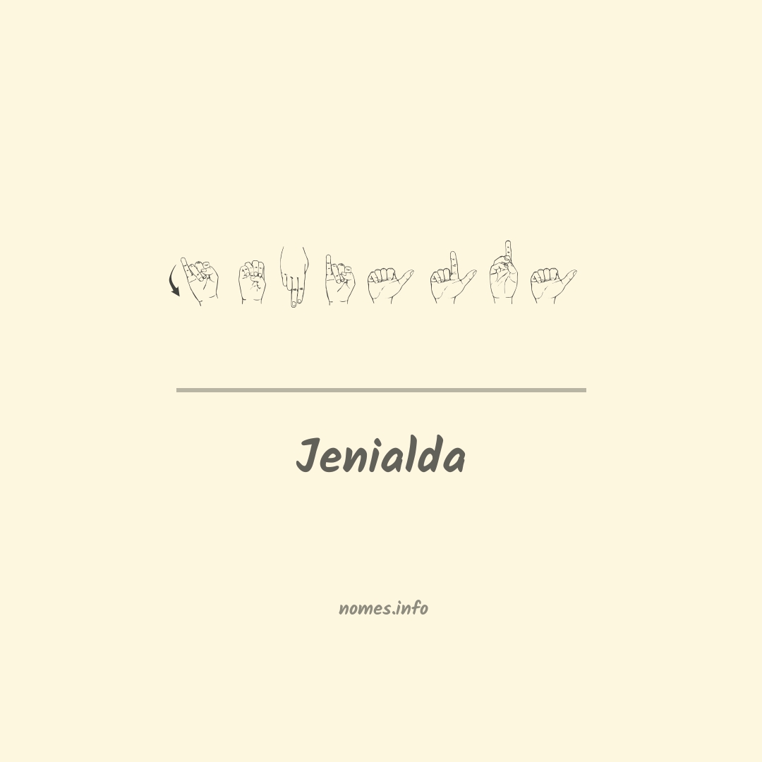 Jenialda em Libras