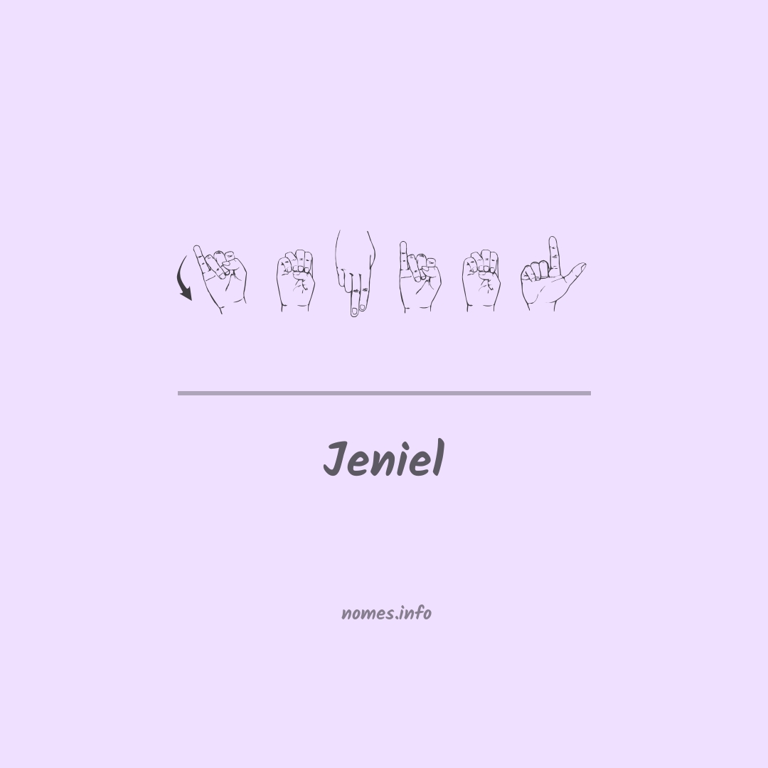 Jeniel em Libras