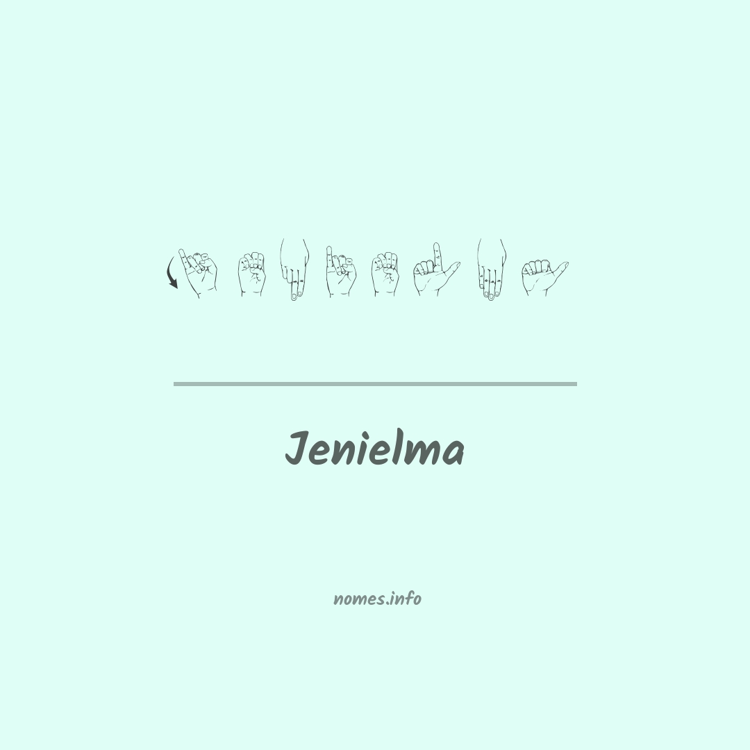 Jenielma em Libras