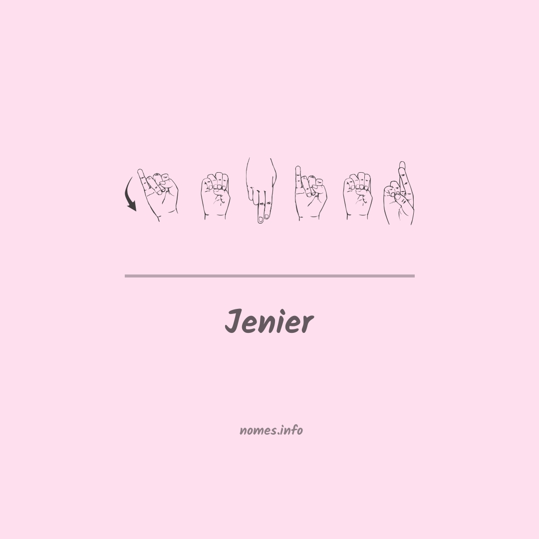 Jenier em Libras