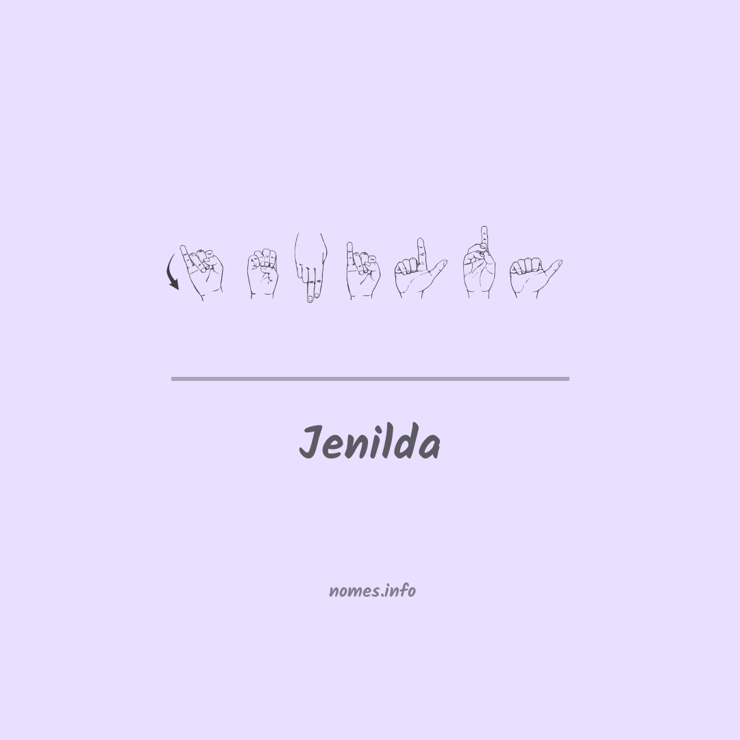 Jenilda em Libras