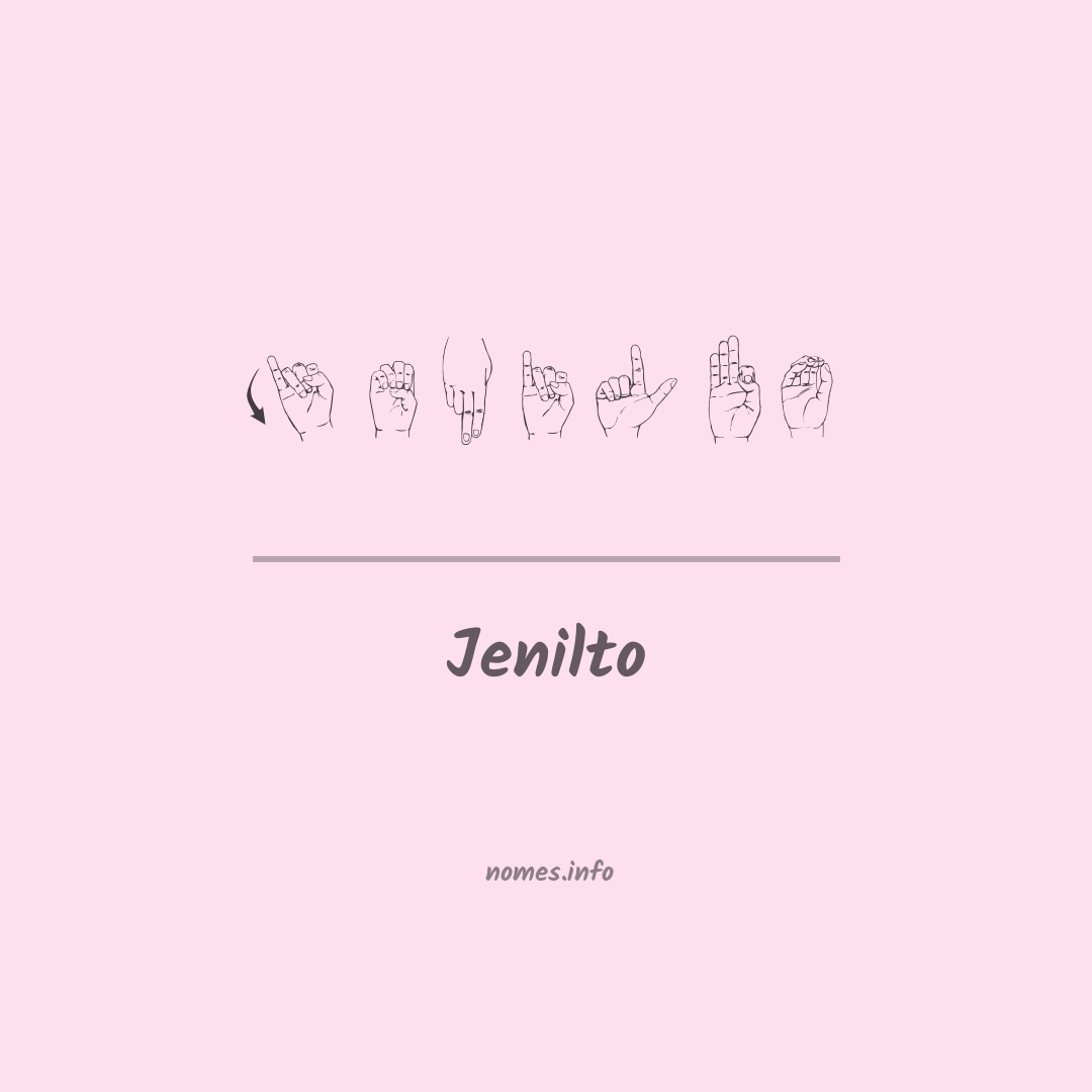 Jenilto em Libras