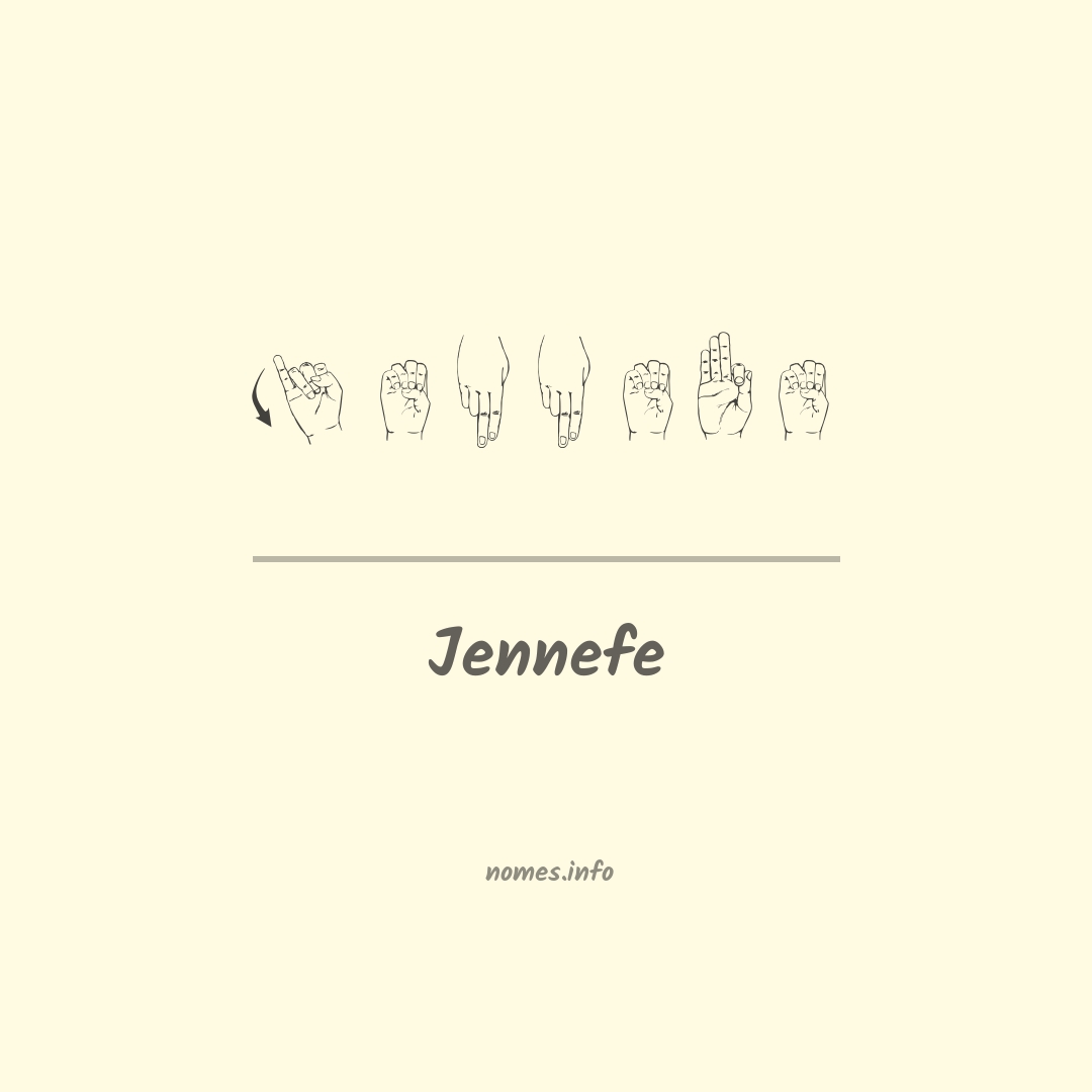 Jennefe em Libras