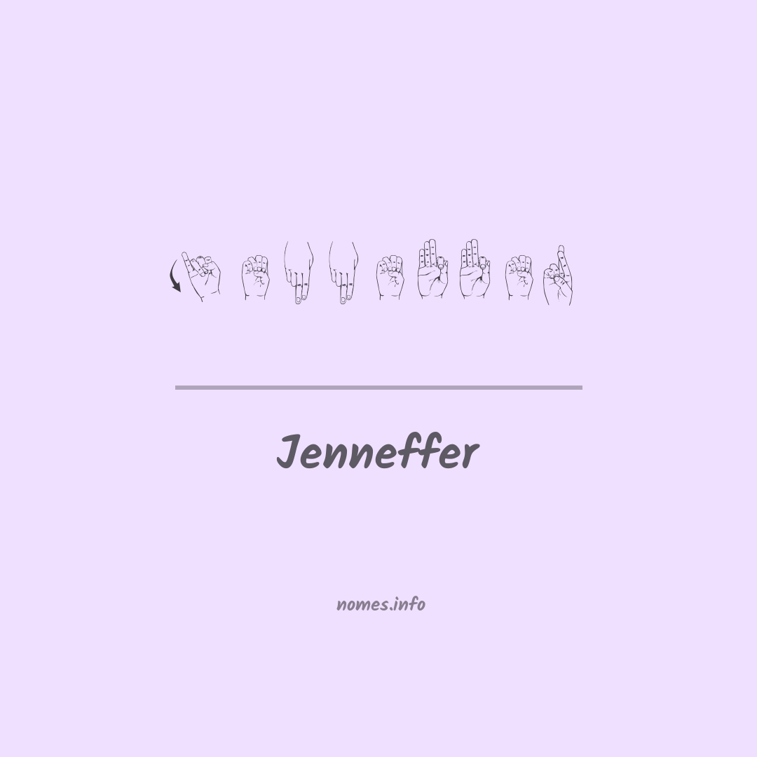 Jenneffer em Libras