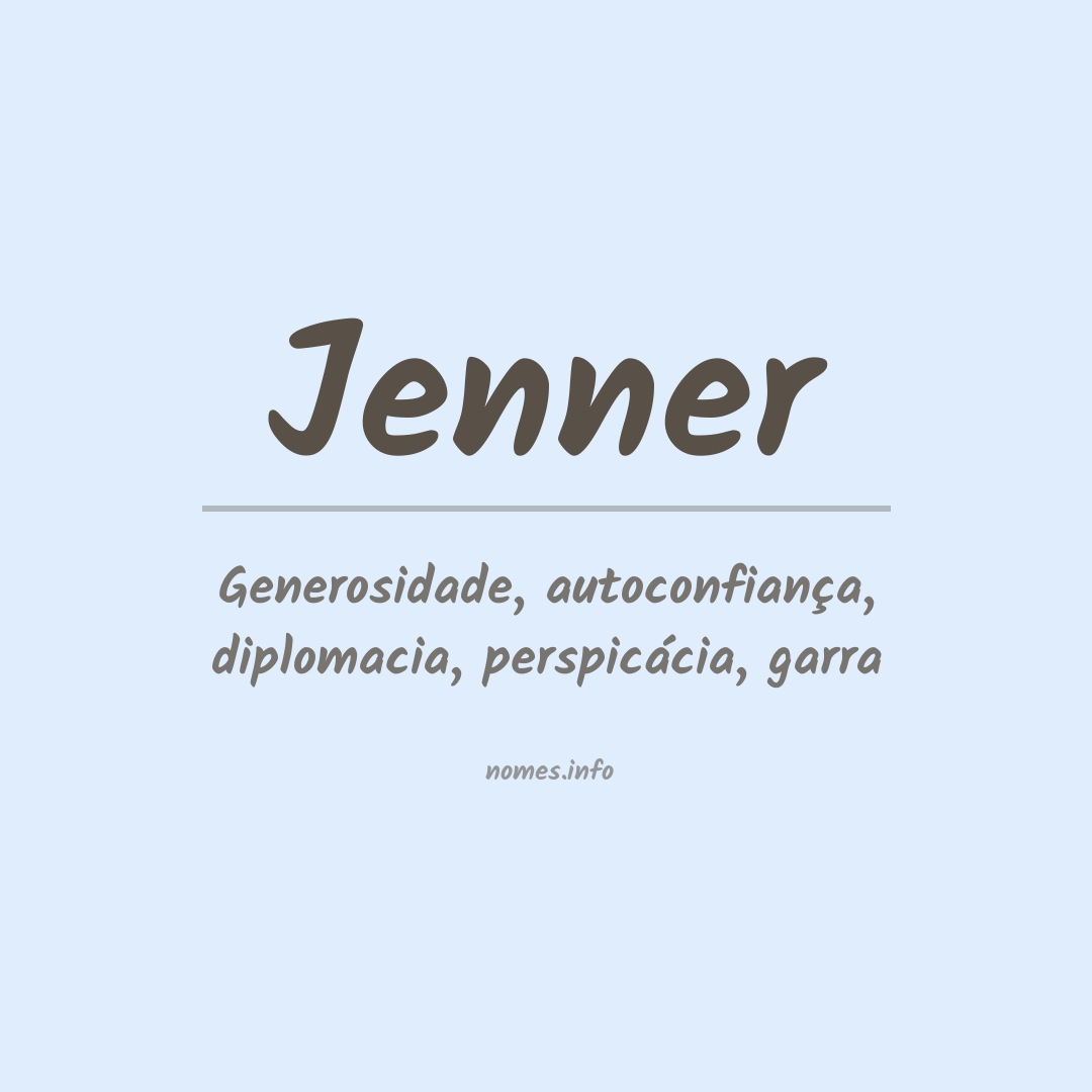 Significado do nome Jenner