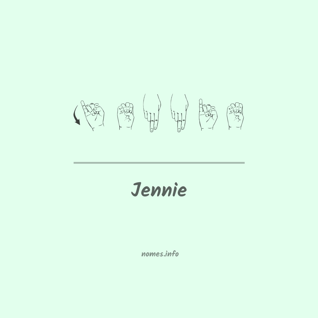Jennie em Libras