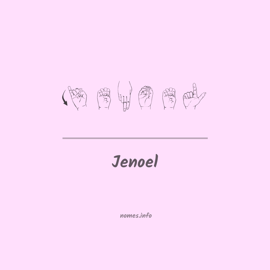 Jenoel em Libras