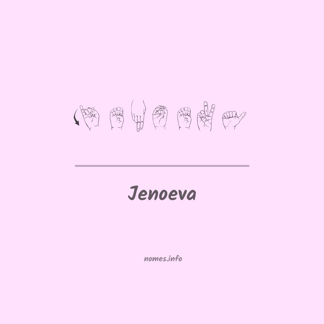 Jenoeva em Libras