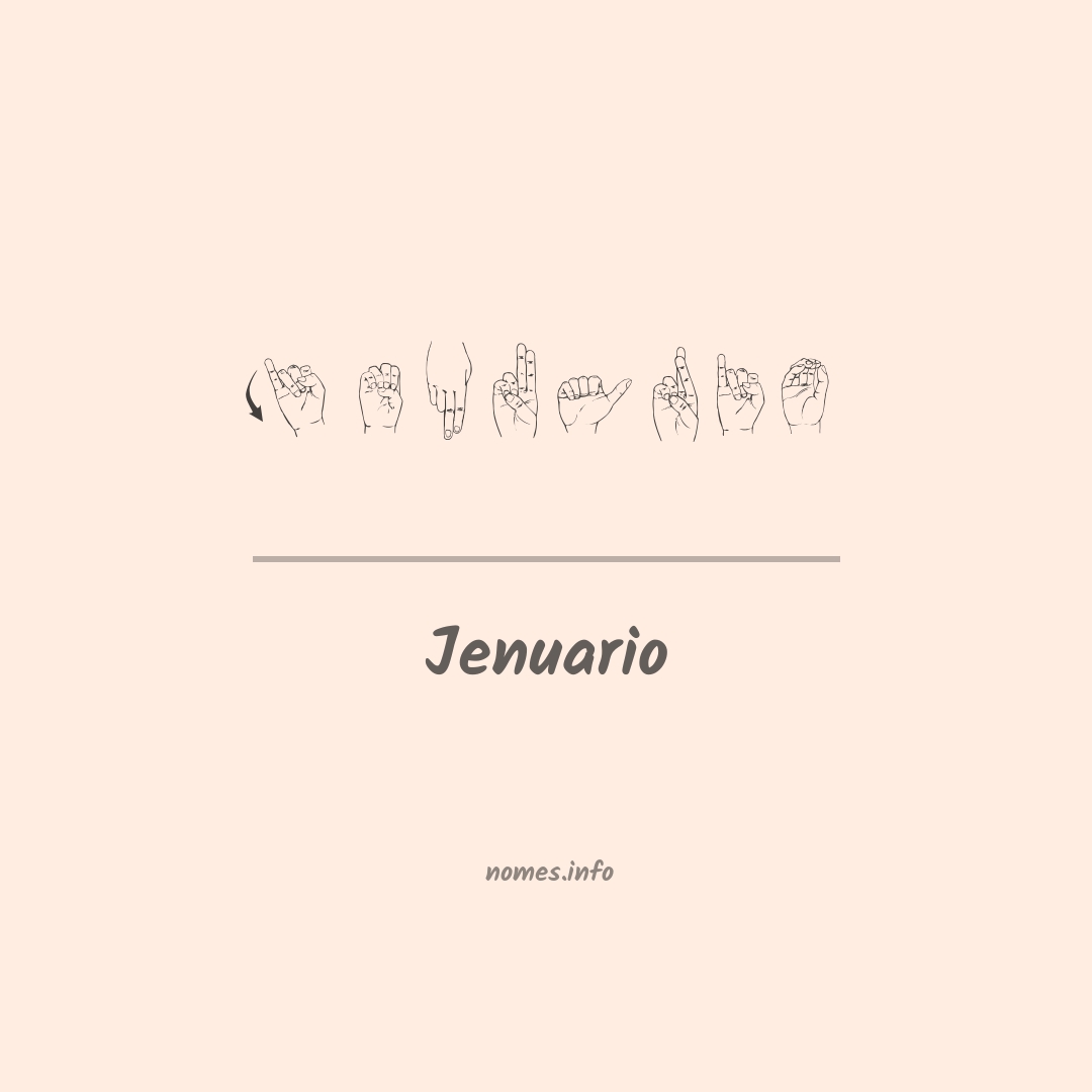 Jenuario em Libras