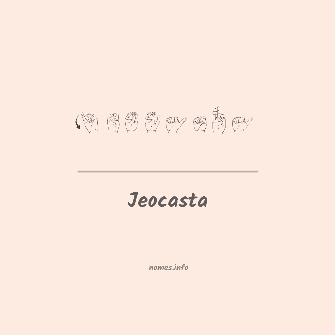 Jeocasta em Libras