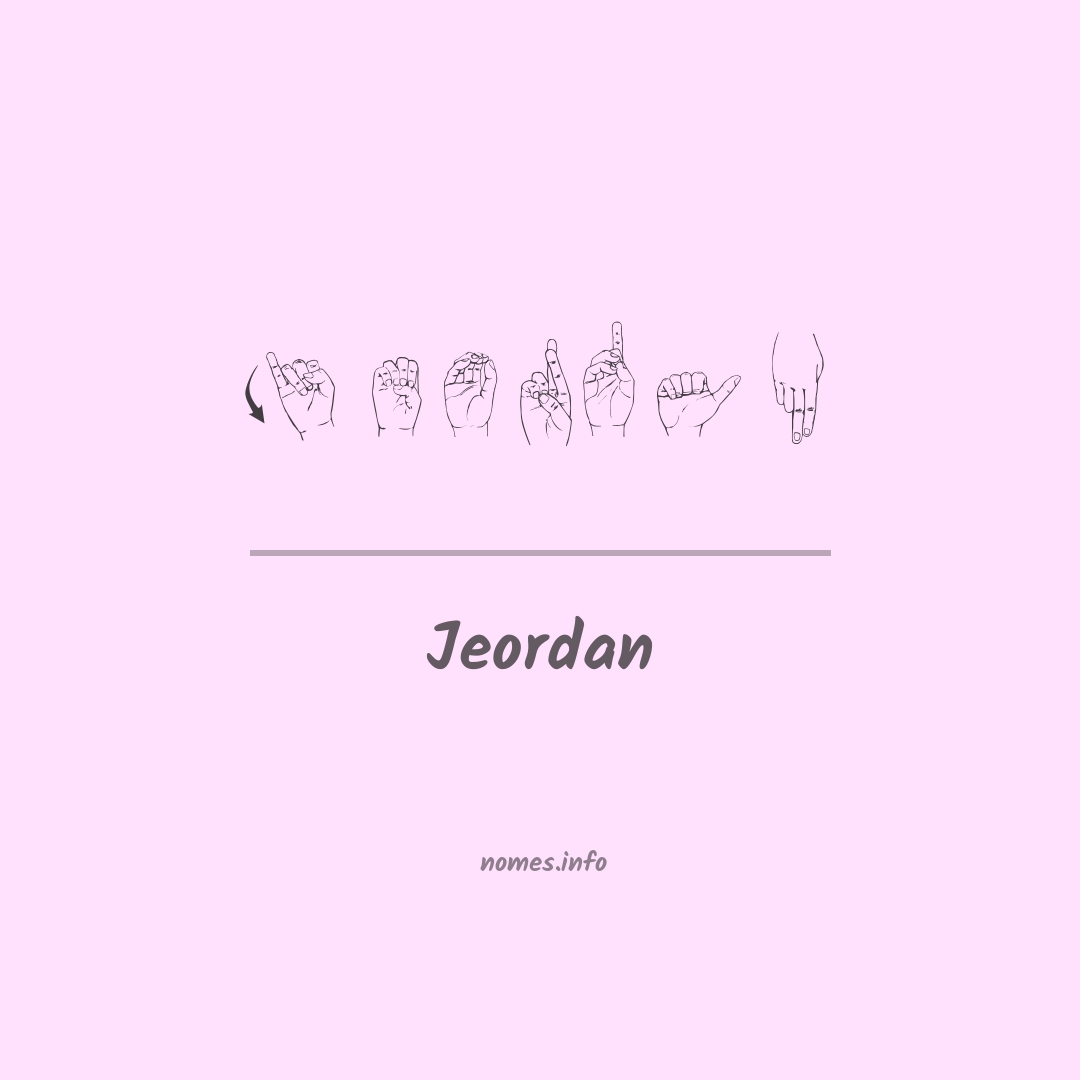 Jeordan em Libras