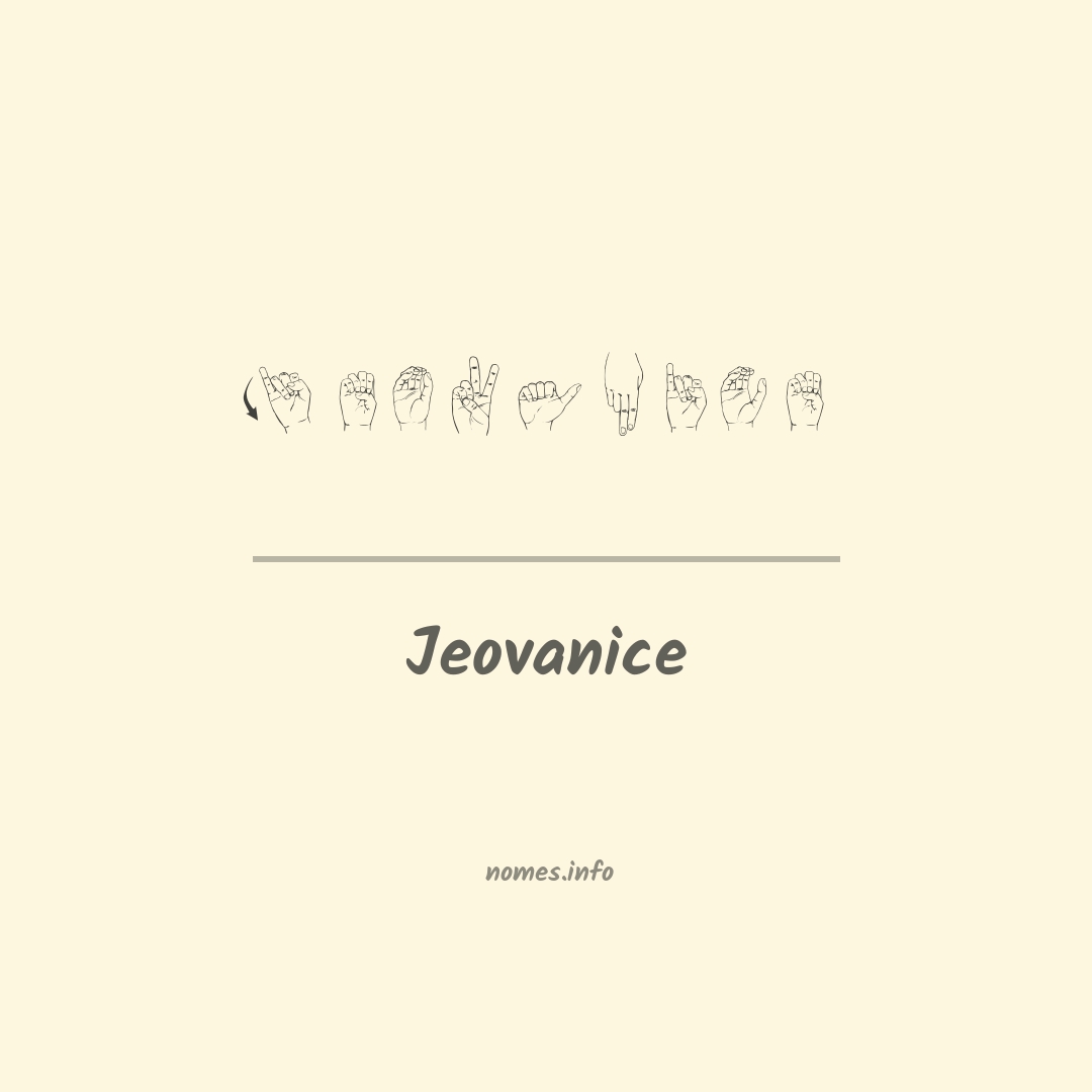 Jeovanice em Libras