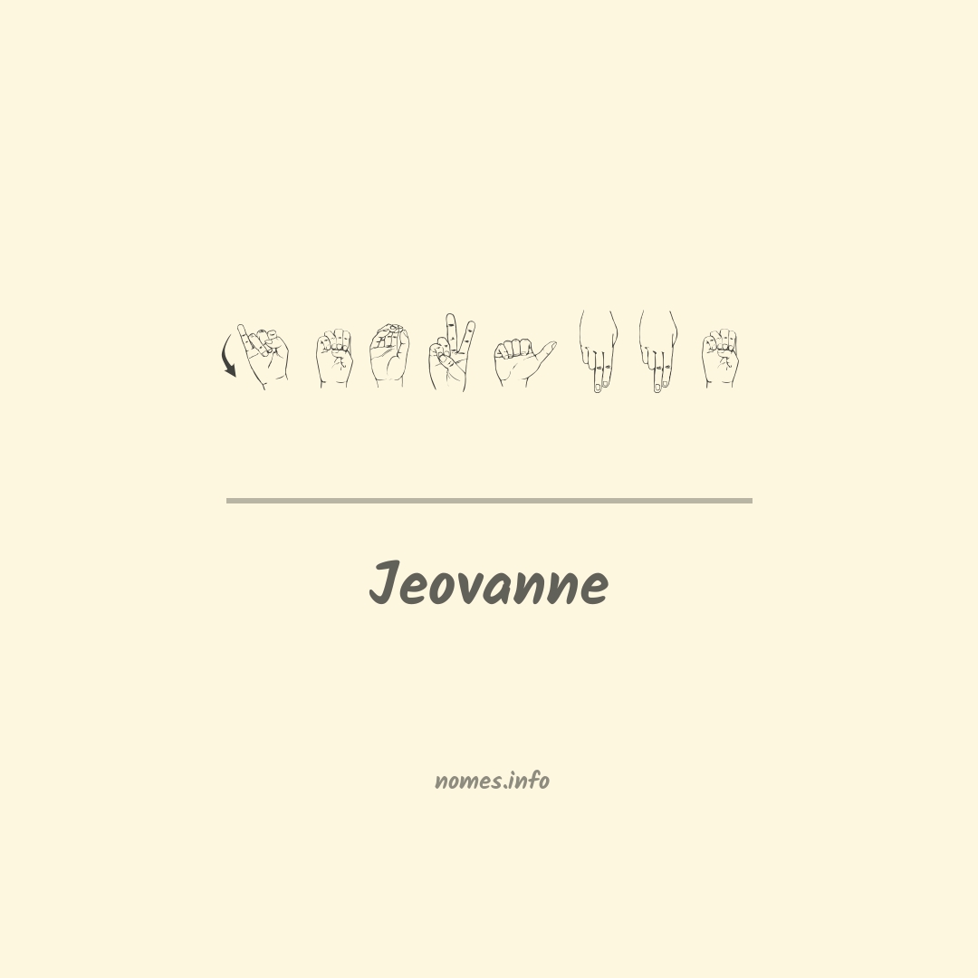 Jeovanne em Libras