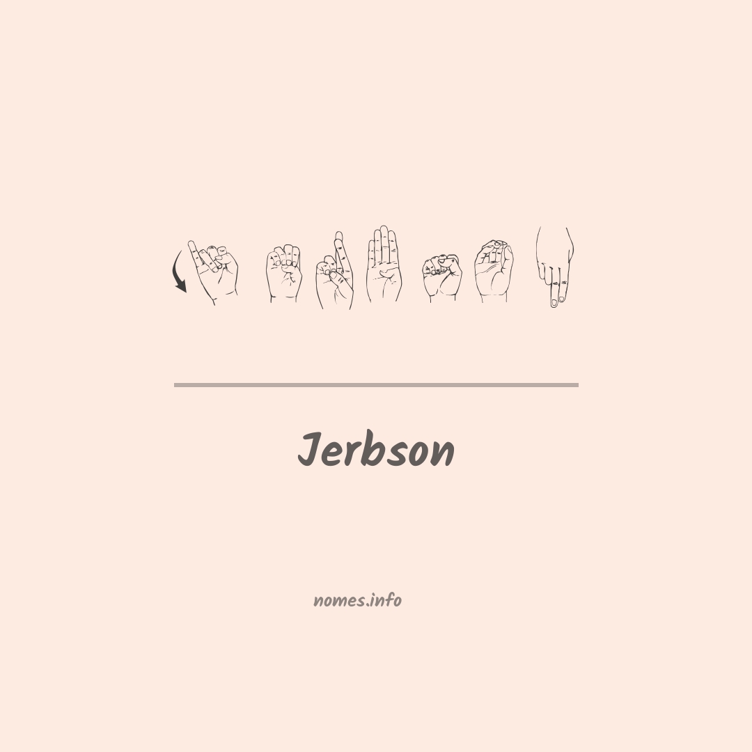 Jerbson em Libras