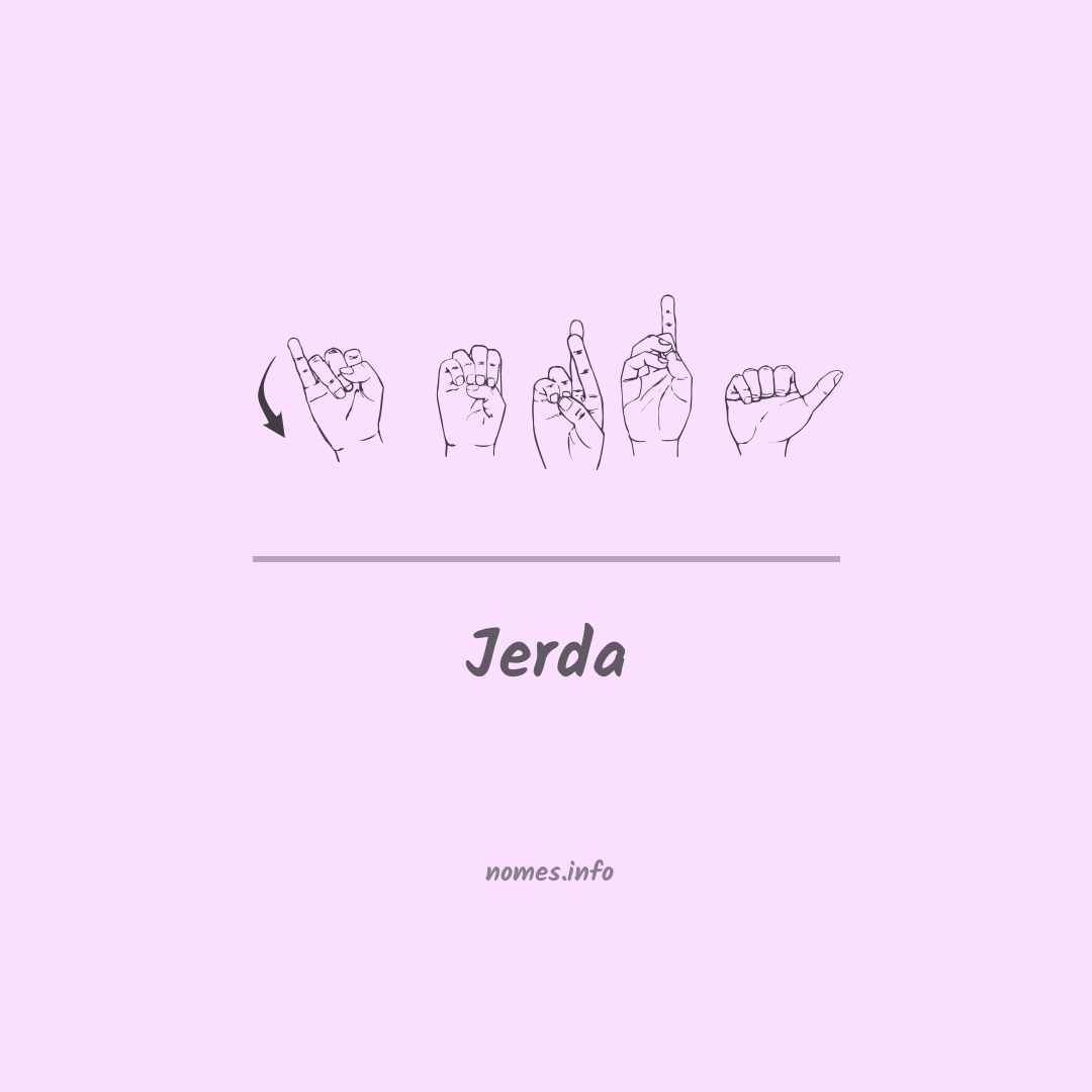 Jerda em Libras