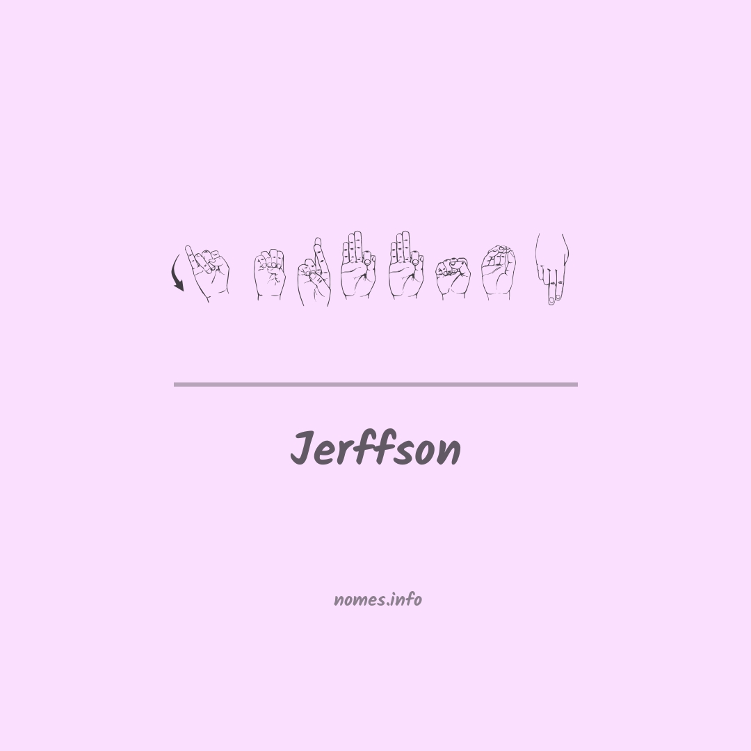 Jerffson em Libras