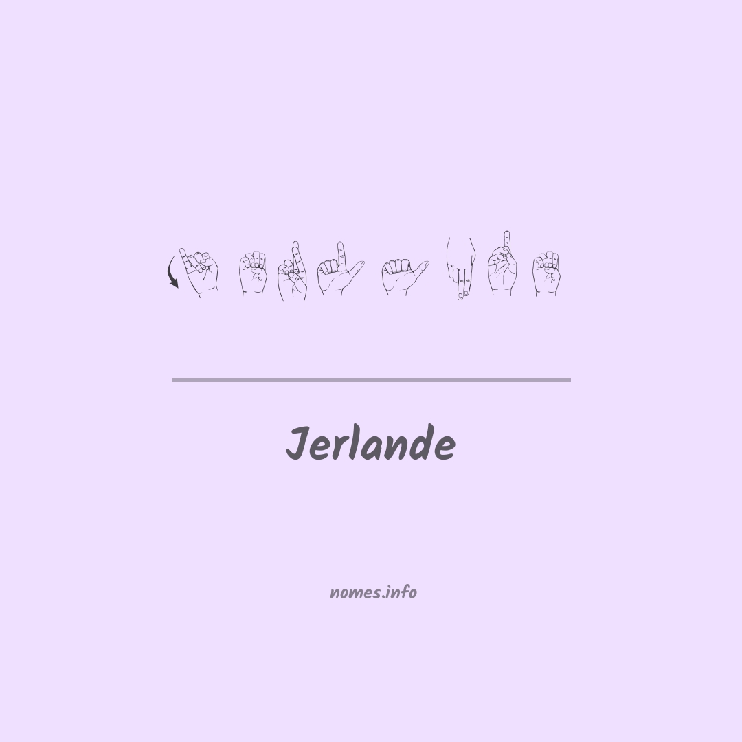 Jerlande em Libras