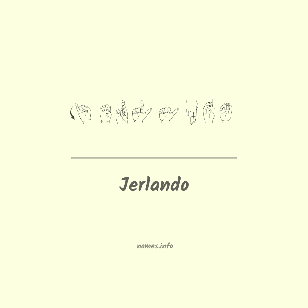 Jerlando em Libras