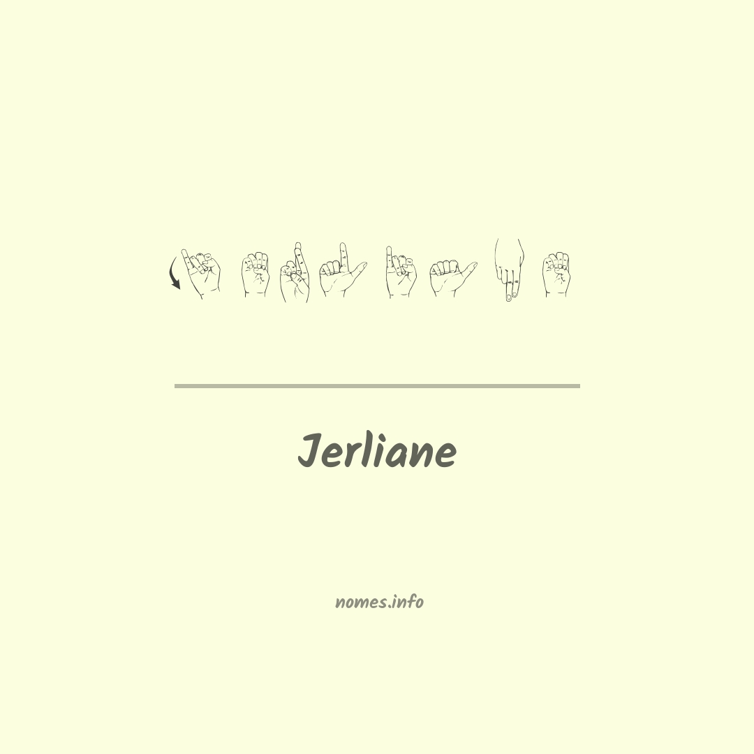 Jerliane em Libras