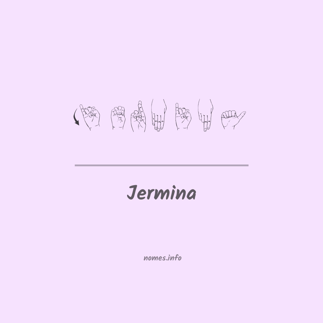 Jermina em Libras