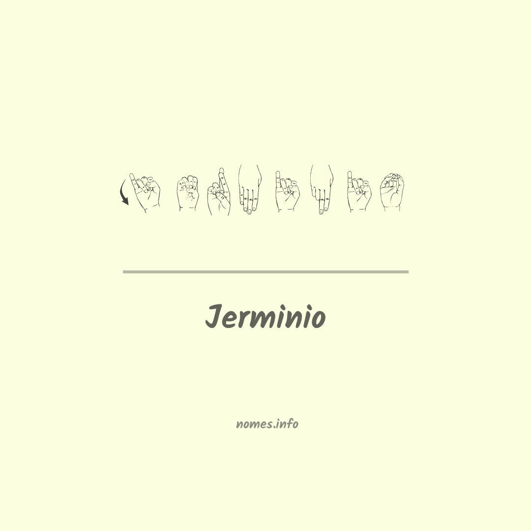 Jerminio em Libras