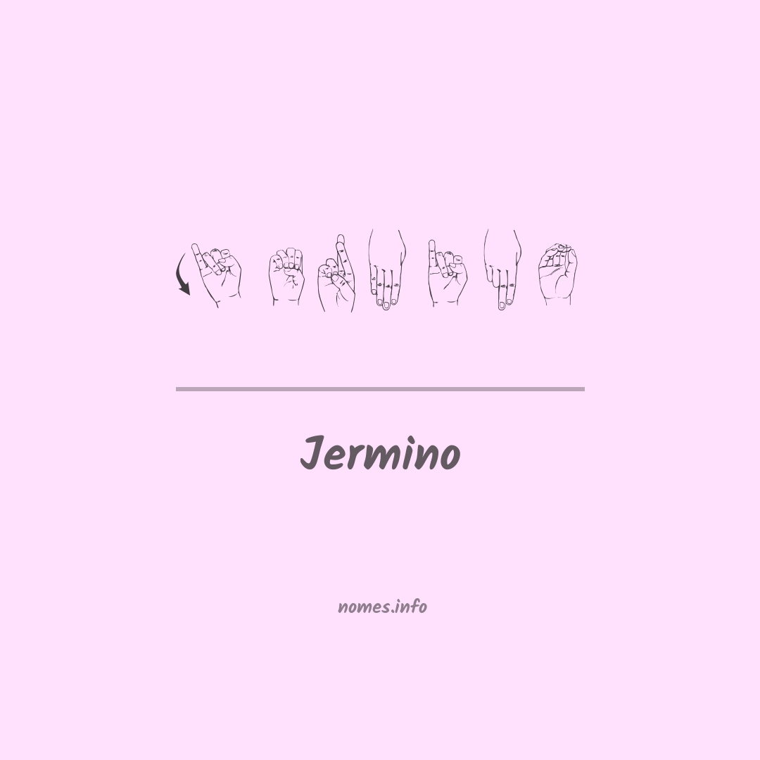 Jermino em Libras