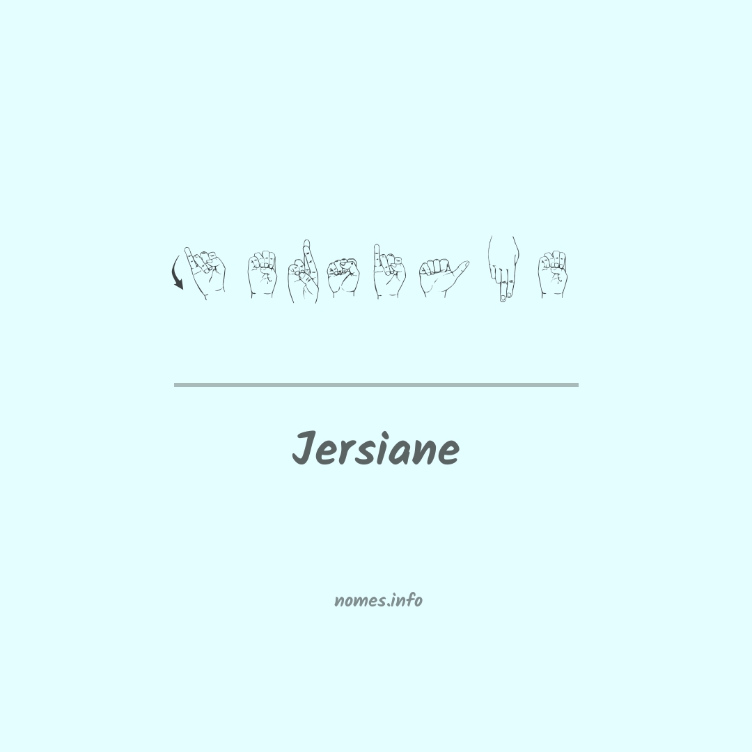 Jersiane em Libras